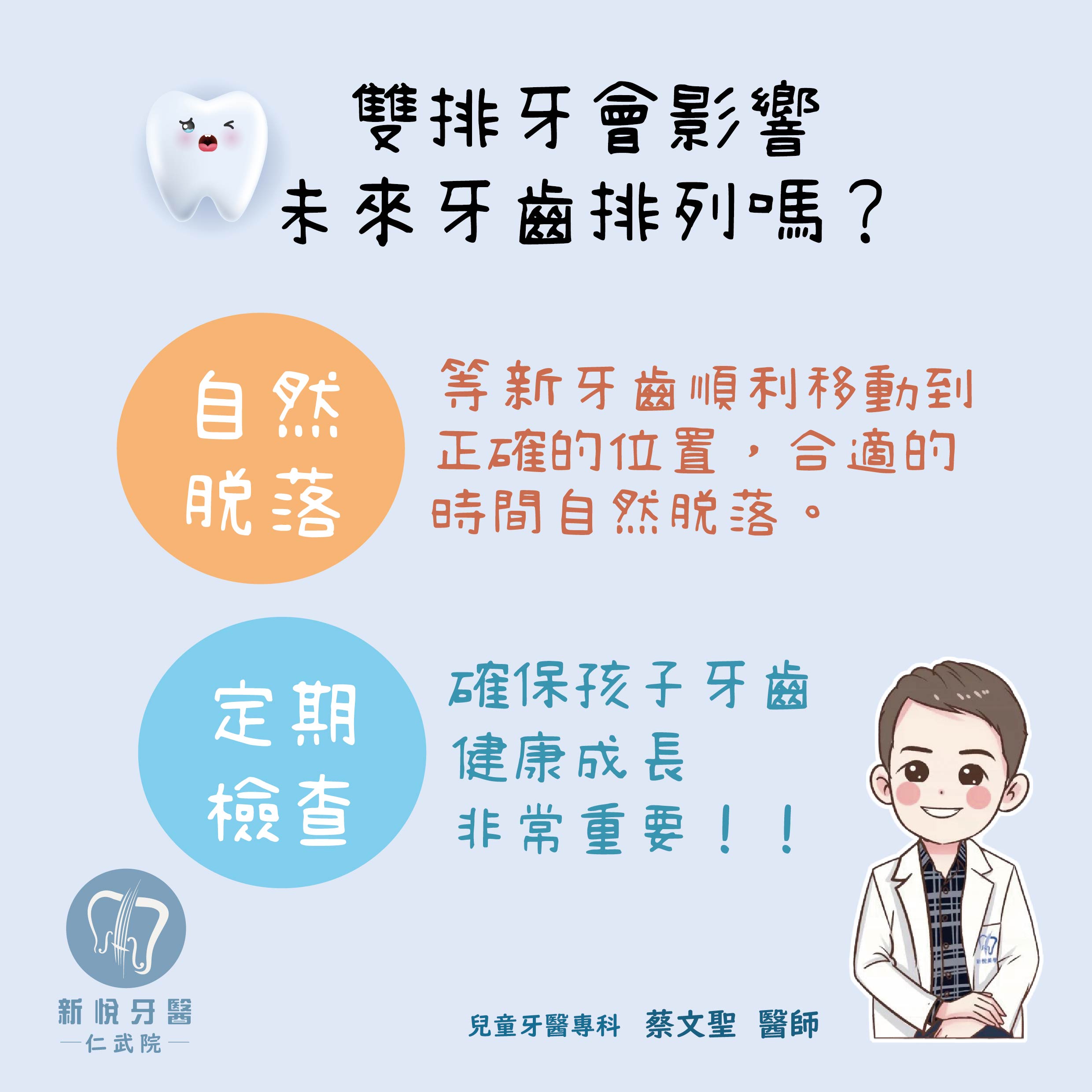 新牙齒躲貓貓!雙排牙怎麼辦?的第3張圖片